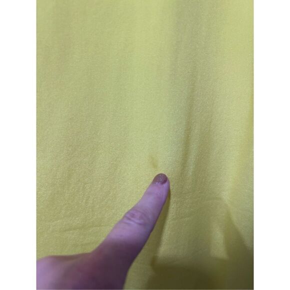 Missoni Short Sleeve Crew Neck Lightweight Sheer Top Yellow Gold Size Medium - Picture 7 of 11